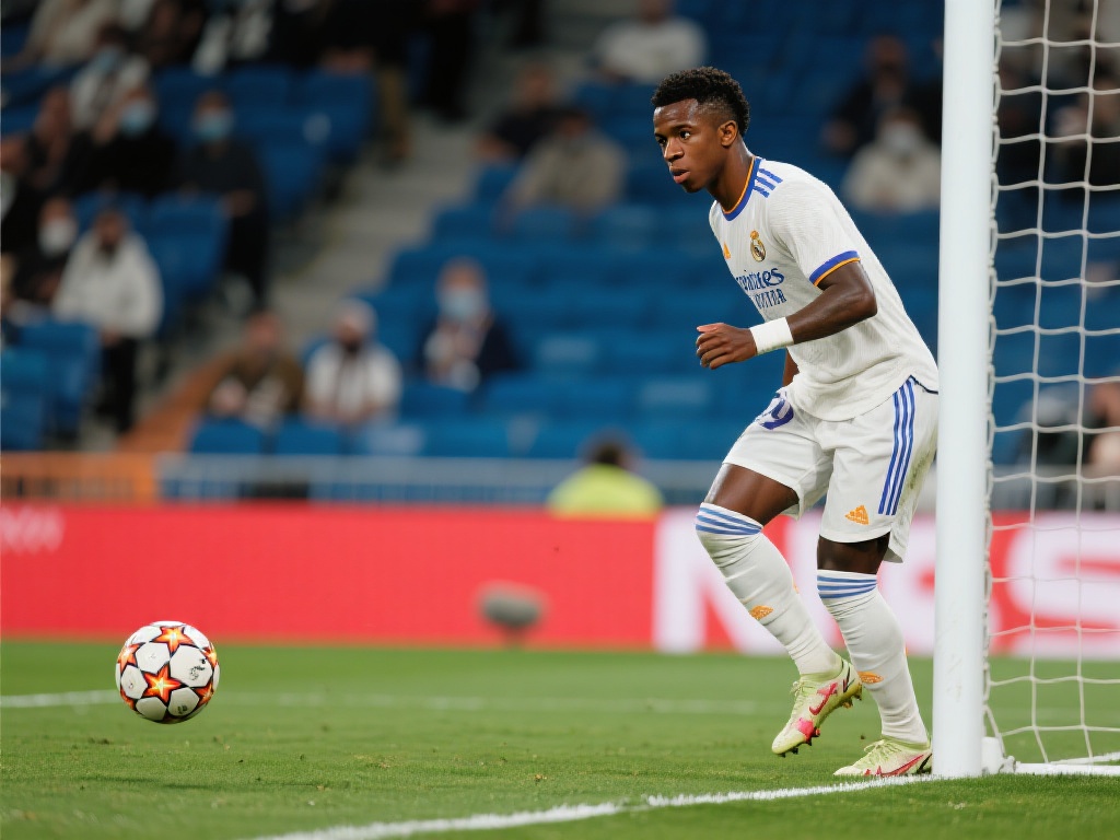 维尼修斯本场表现：攻入一球、关键传球一次但遗憾失误，获评分6.8。