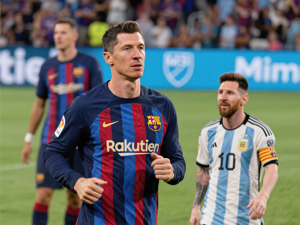 莱万休赛期或加盟美职联，与梅西联手成潜在可能